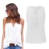 Elegant Women's Cotton Lace Top With Embroidery For Summer Casual Outfits