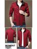 Men's Washed Cotton Stand Collar Jacket - Youth Style Outerwear