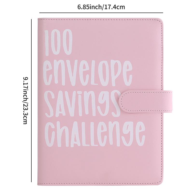 A5 Couple's 100-Day Savings Notebook with Insertable Binder