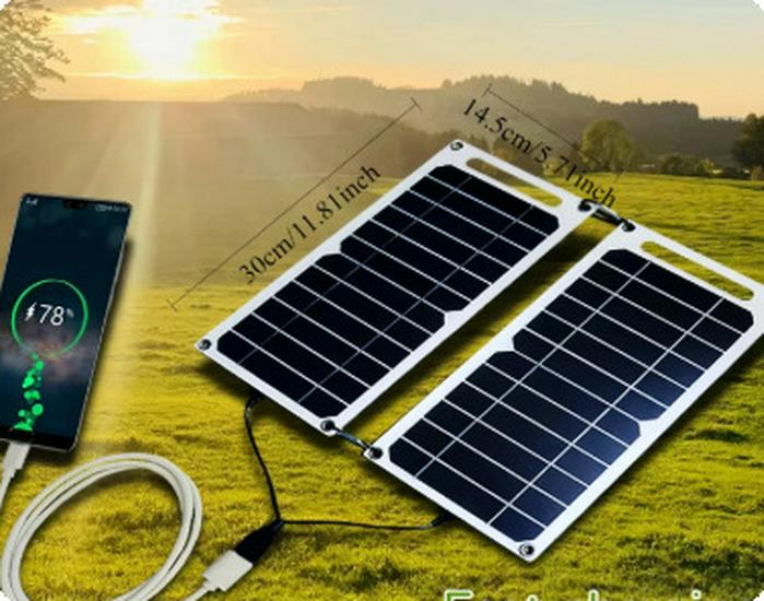 

6W USB Solar Panel Power Bank for Outdoor Charging and Camping