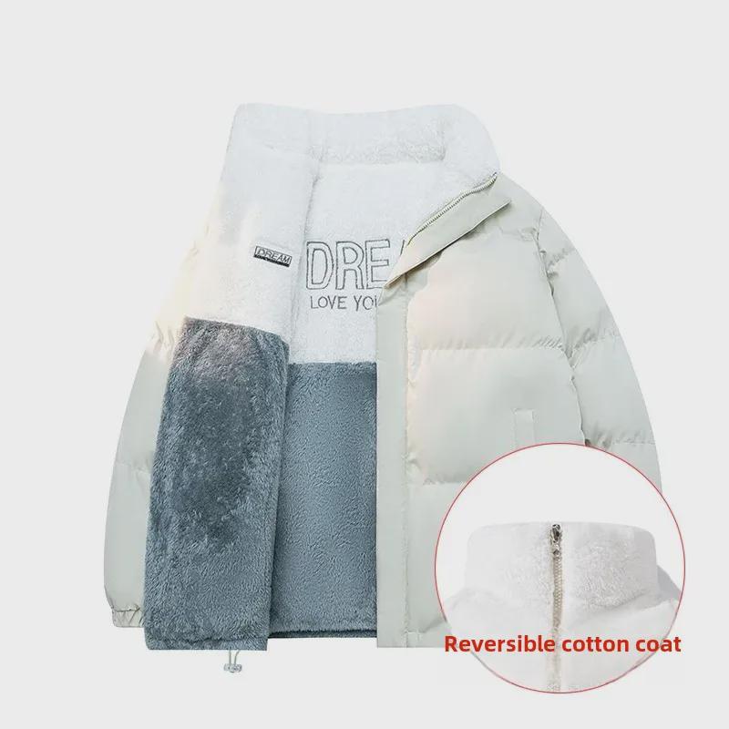 Men's Thickened Lambskin Casual Coat - Autumn/Winter
