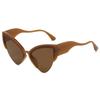 Women INS Brand Triangular Sunglasses Fashion Street Personalized Trends Sun Glasses Retro Cat Eyes Anti UV Beach Shades