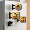 Creative Atmosphere Coffee Corner Light Sign Retro Style Magnetic Glowing Fridge Magnet Miniature Pegboard Refrigerator Sticker