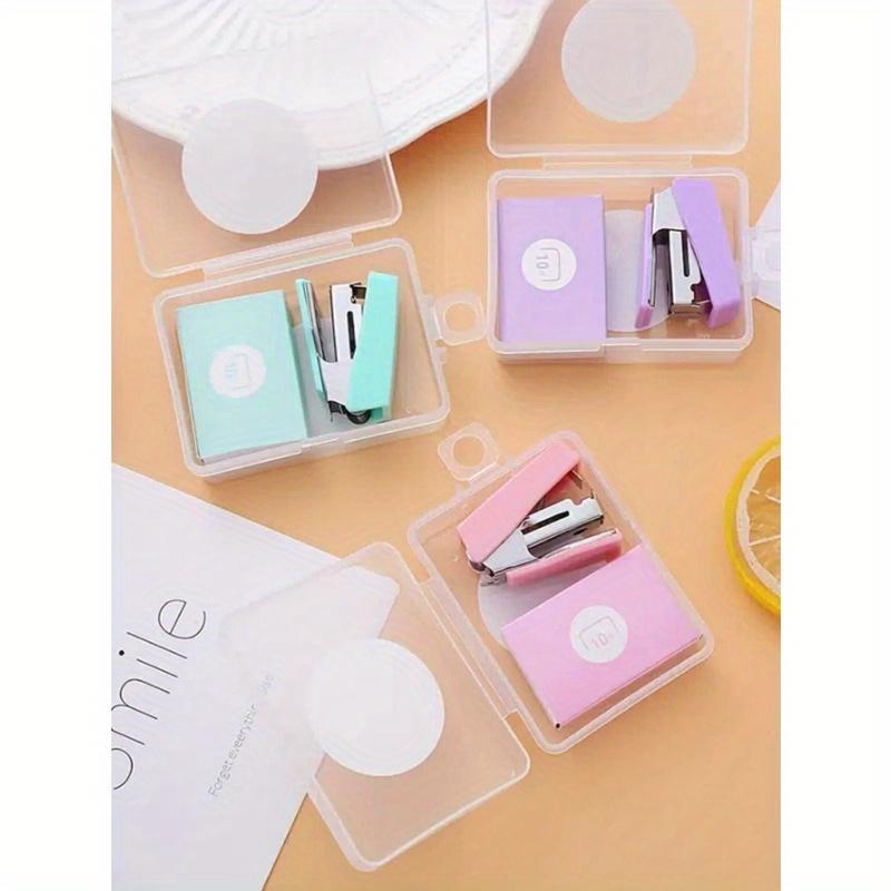 1pc Creative Colorful Miniature Stapler Set Includes 400pcs Staples In Compact Box For Schools Offices For Teachers Day Back To School School Supplies
