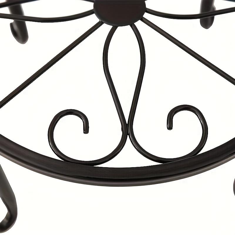 Heavy-Duty Rust-Resistant Metal Plant Stand - Suitable for All Seasons, Perfect for Indoor/Outdoor Garden Pots and Plants