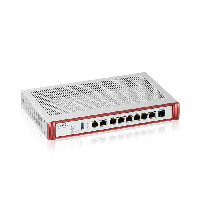 Zyxel USG FLEX200 H Series, User-definable Ports with 2 X 2.5G and 6 X 1G, USB (Device Only)