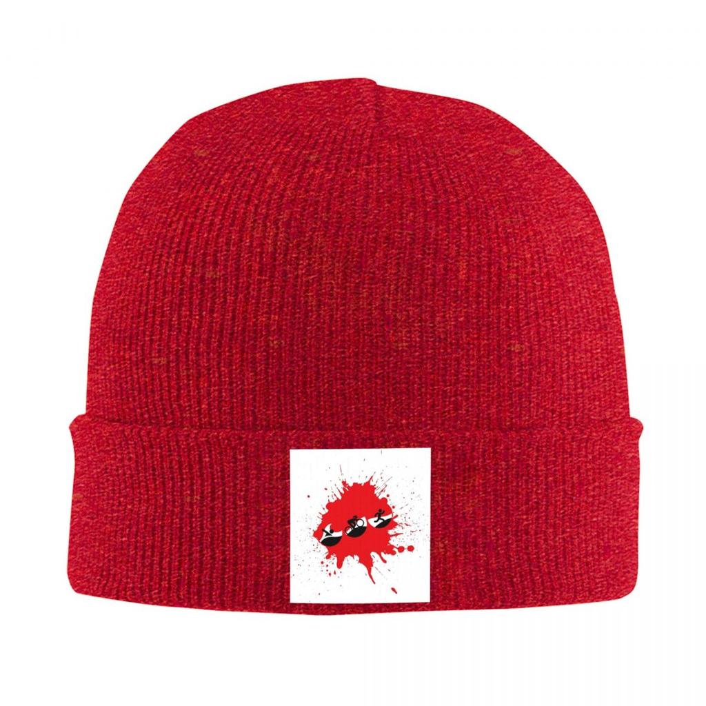 Triathlon Silhouette Warm Knitted Cap Winter Knit Bonnet Hat Skullies Beanies Hip Hop Caps for Unisex
