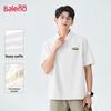 Baleno Men's Waffle Knit Short Sleeve Polo Shirt