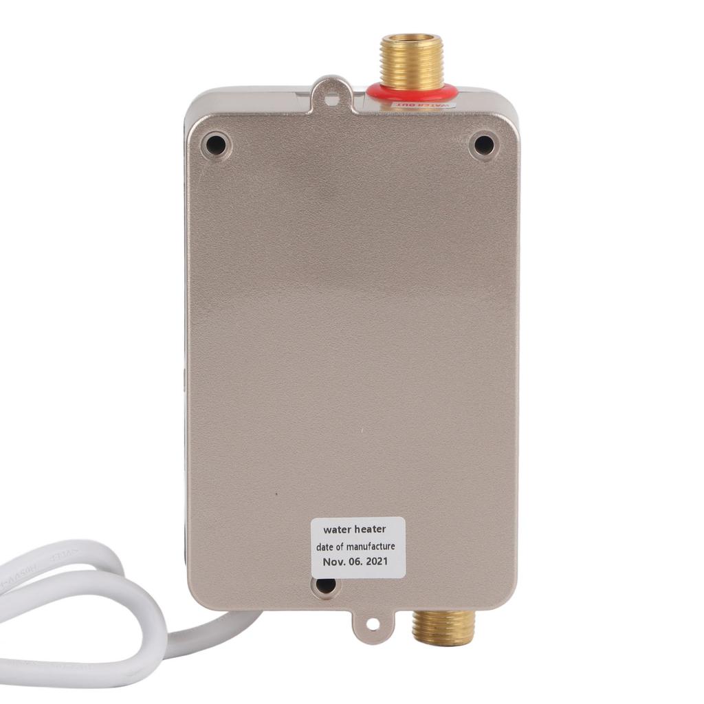 Gold Home Kitchen Hot Cold Mini Instant Water Heater with Indicator Light