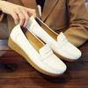 Flat Shoes Women's Bow Soft Bottom Non-slip Large Size Maternity Shoes Casual All-match Shallow Womens Shoes Loafers Women