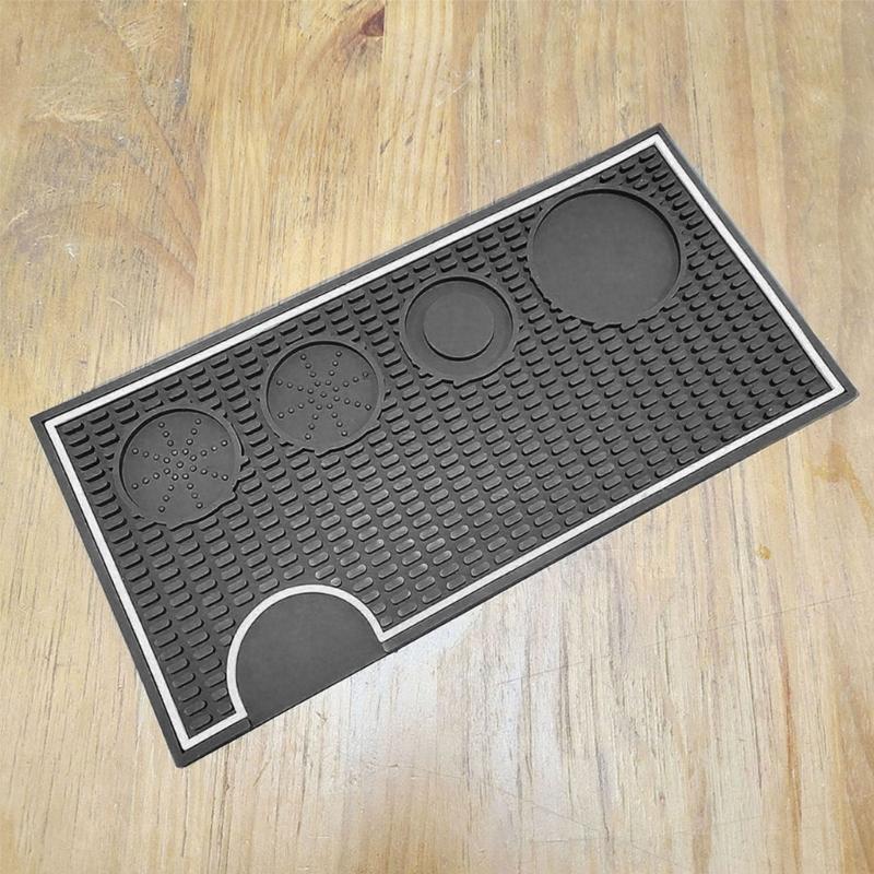 Verdickte Espresso-Werkzeugmatte Wasserdichte Oberflächen Espresso-Tampermatte Perfekt für die Kaffeezubereitung 40x20x1cm