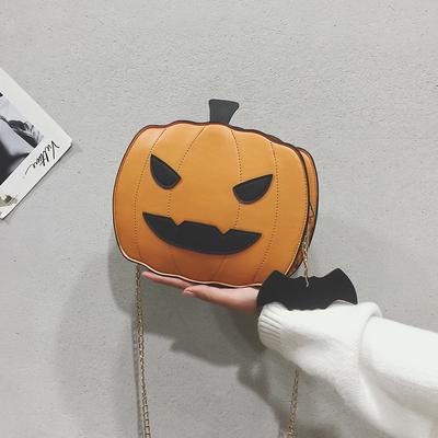 Good Quality Funny Pumpkin Bag Halloween Bag Versatile Niche Fashion Chain Bag Cute Personality Creative Women's Bag