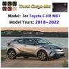 Leather Car Trunk Mat For Toyota C-HR CHR MK1 2018~2022 Cargo Storage Cushion Liner Boot Carpet Pad Auto Interior Accessories