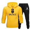 2023 Men's Sets DUKE Tracksuit 2 Pieces Set Loose Hoodies FleeceSweatshirt+Pants Suit Hoodie Sportswear Jogging Clothing