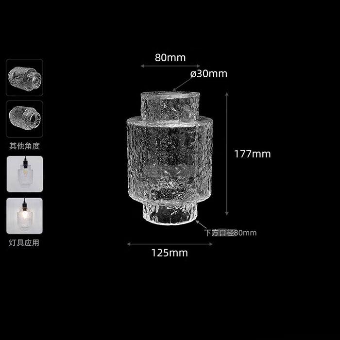 Clear Frost 30mm opening E14 Glass Lamp Shades Replacement,Green Amber 3cm Hole Glass Lampshade Cover for E12 Candle Wall Lights