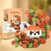 Diy Dog Cat Panda Raccoon Cute Pet Small Building Block Model Series Ornaments Children'S Toy Christmas Birthday Gifts For Kids