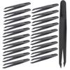 20Pcs Tweezers AntiStatic Carbon Fiber for Phone Watch Electronic Repairing Tools 93307