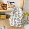 Schoolbag Schoolbag for Female Junior High School Students Large Capacity Middle School Students Graffiti Girl Backpack for College Students