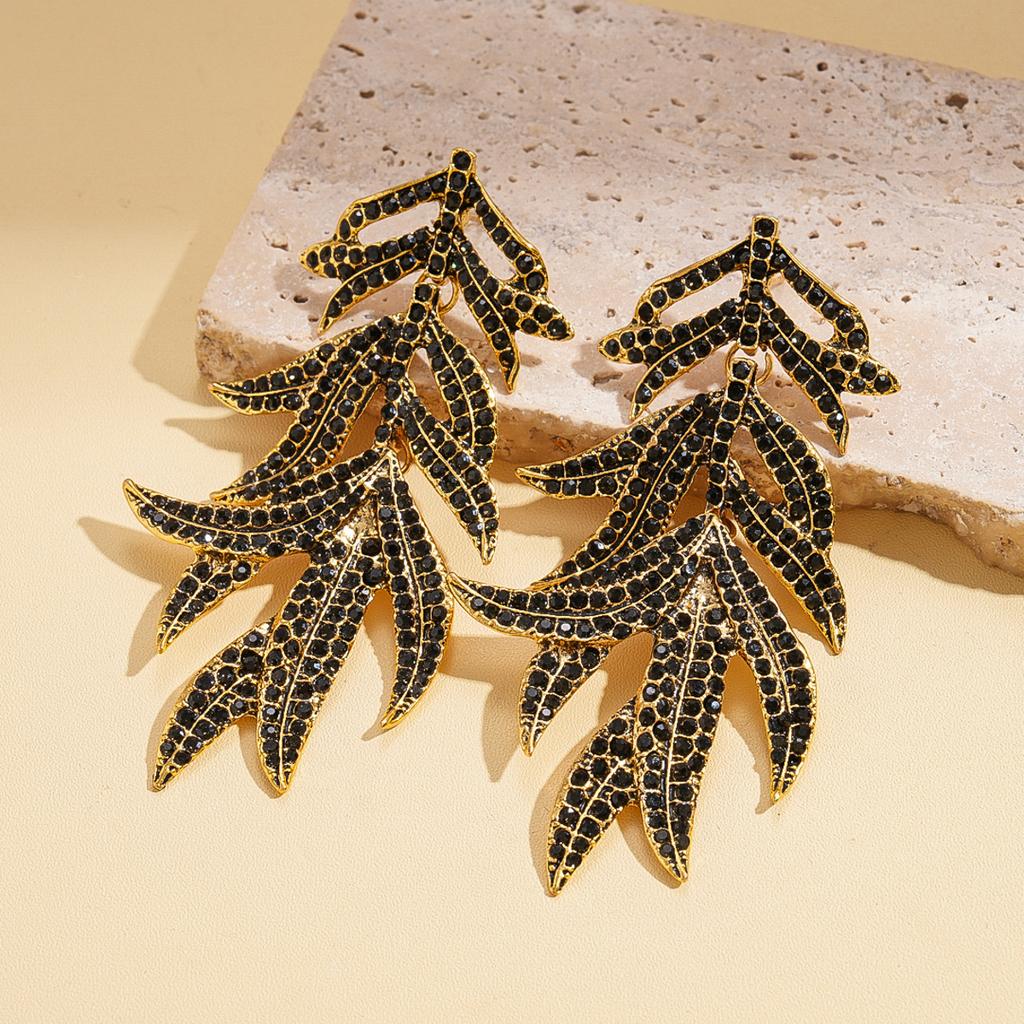 Leaf Earrings, Unique Temperament Earrings, High-end Earrings for Women
