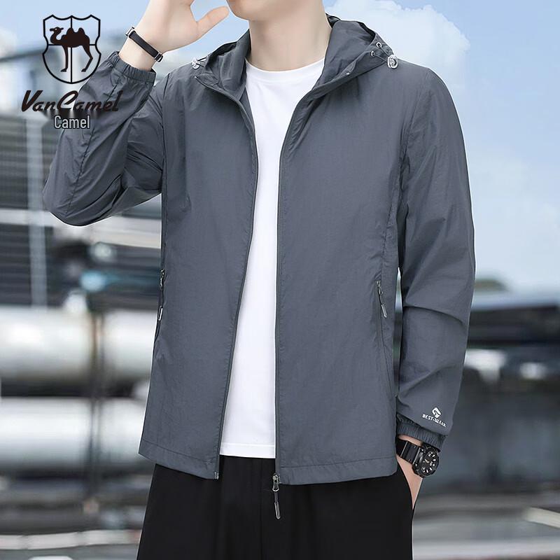 VANCAMEL Men s Summer Long Sleeve Anti-UV Fishing Jacket 5XL