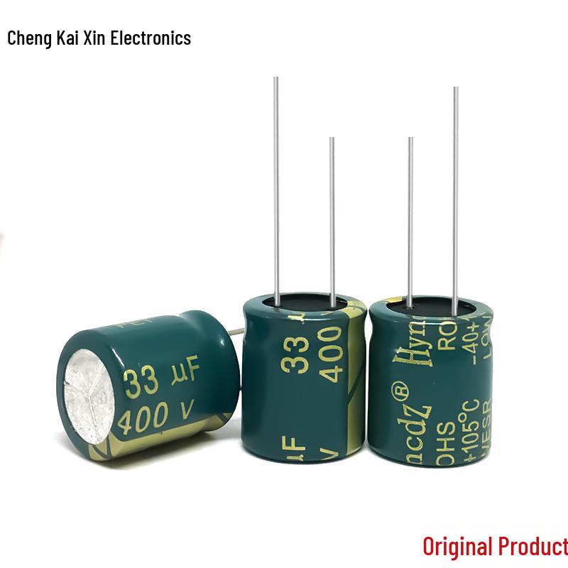 High Frequency 400V 33UF Aluminum Electrolytic Capacitor, Original and In Stock, 16x18.