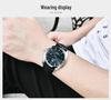 Binyan Men's Fashion Quartz Genuine Leather Waterproof Watch 5163