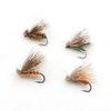 6pcs Assorted Caddisfly Dry Fly Fishing Flies Hand-tied Deer Hair Trout Fly Hooks Floating Lures for Freshwater Fly Fishing