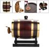 3 L Oak Storing Barrel Built-in Aluminum Foil Liner for Storing Your Own Whiskey Beer Wine Bourbon Brandy & More