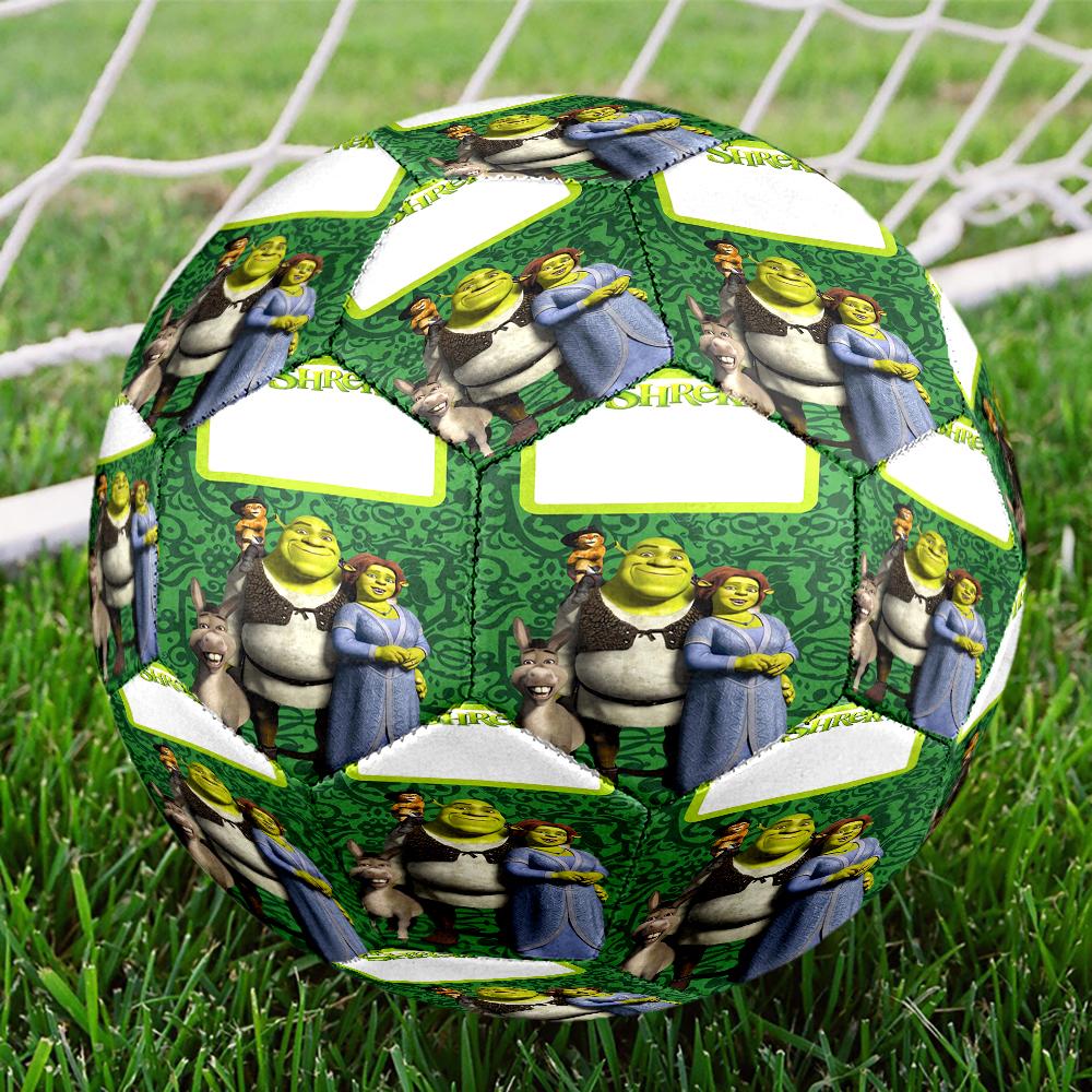 Shrek Theme Size 5 Soccer Ball, Suitable for Both Indoor and Outdoor Matches, a Gift Suitable for Everyone.