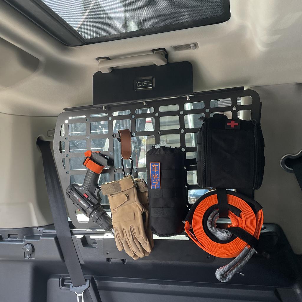 For Land Rover Discovery 3 LR3 / Discovery 4 LR4 2004-2016 Trunk Shelf Luggage Storage Carrier Trunk Organizer Aluminum Alloy