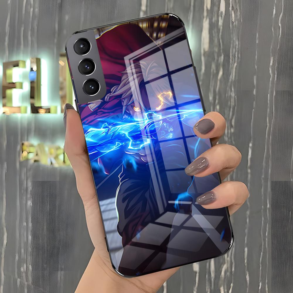 F-Fullmetal Alchemist Phone Case For Samsung A25 A13 A33 5G A54 A36 A35 A56 A52 A14 Shockproof Glass Cover