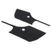 Für Land Rover Defender 90 110 130 2020-2024 PVC Schwarz Auto Frontstoßstange Front Ecke Verkleidung Aufkleber Auto Zubehör