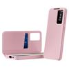 For Samsung Galaxy S22 5G Case Leather Phone Cover with View Window Card Slot
