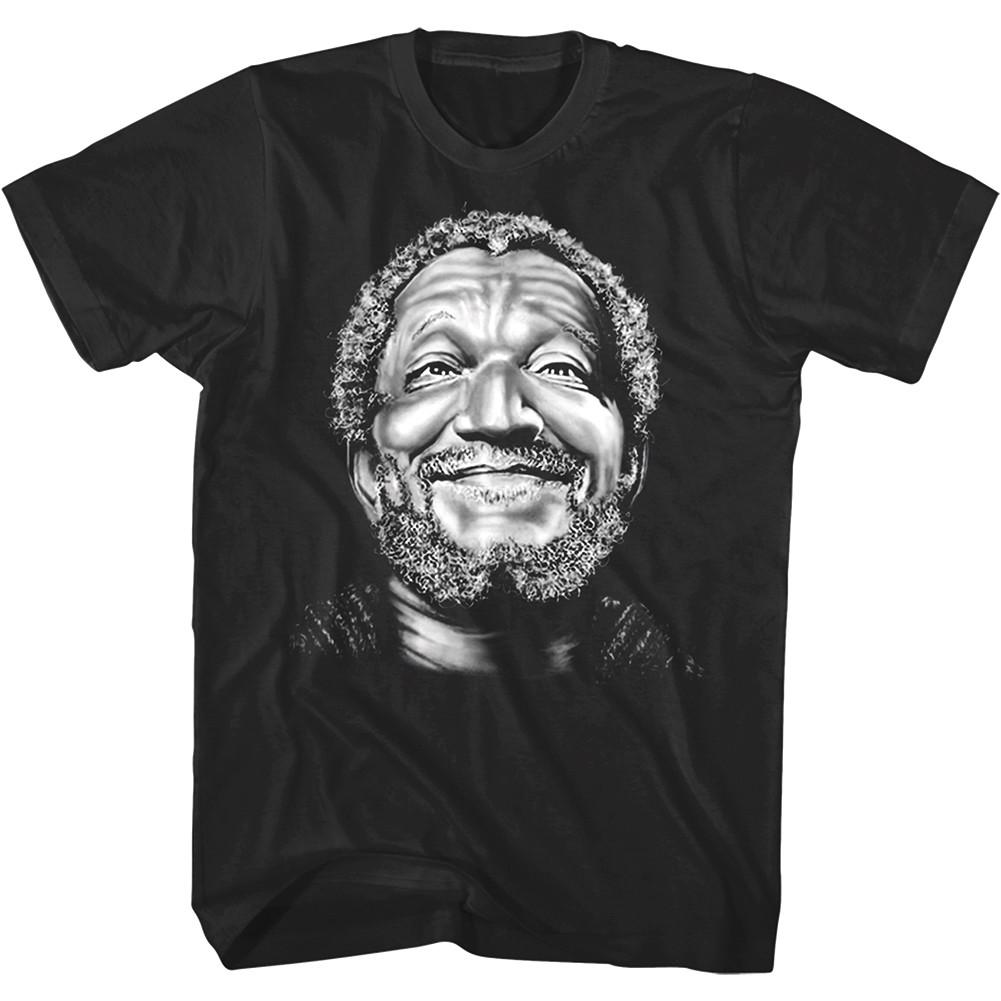 Redd Foxx Sandford Sons Fred Smile Men T Shirt Portrait TV Comedy Classic XXL