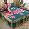 1pc Ruffle Bed Skirt +2pcs Pillowcase Thicken Sanding Bed Skirt 3pcs Set Soft Comfortable Bedspread Twin Double Size Bed Cover
