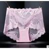 Big Size Summer Fashion New Sexy Lace Cotton File High Waist Briefs