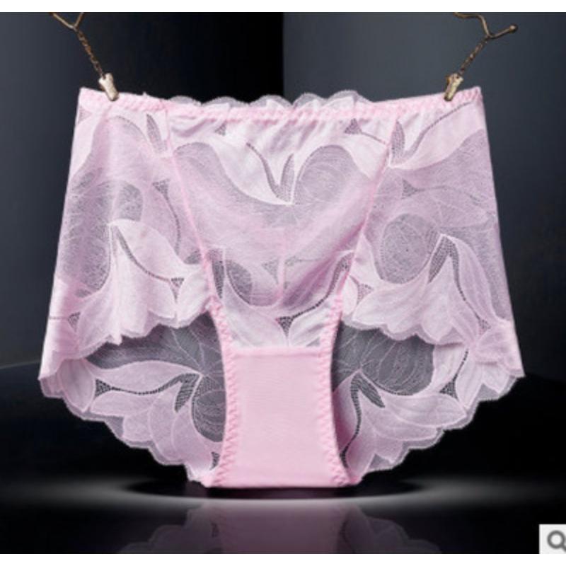 Big Size Summer Fashion New Sexy Lace Cotton File High Waist Briefs