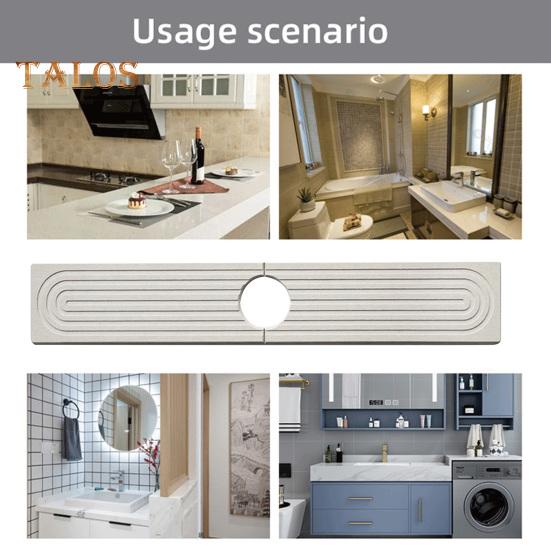 Podložka pod baterii Super Absorpční Kámen Podnos pod dřez Zabraňuje Hromadění Vlhkosti Rychleschnoucí Podložka pro Kuchyňskou Koupelnovou Desku