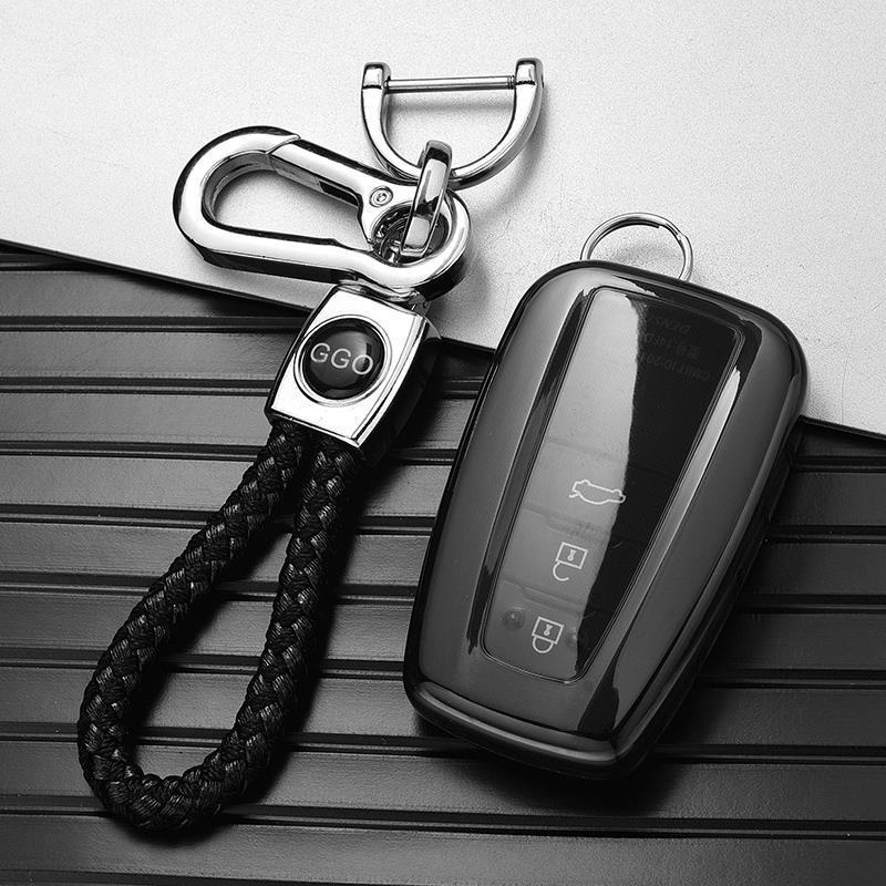 Transparent Toyota Keychains for Camry, RAV4, Crown, and Corolla Cars