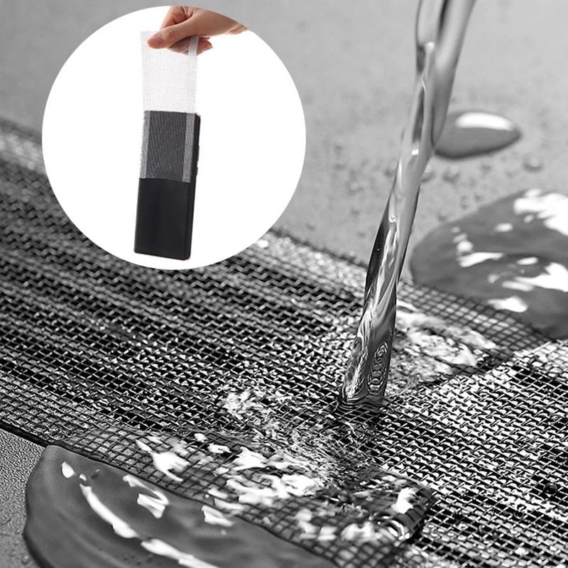 Hair Filter Shower Drain Grid Insect Prevention Autohesion Shower for Bathroom Items Trap Accessories Sink Bathtub Fixture Home