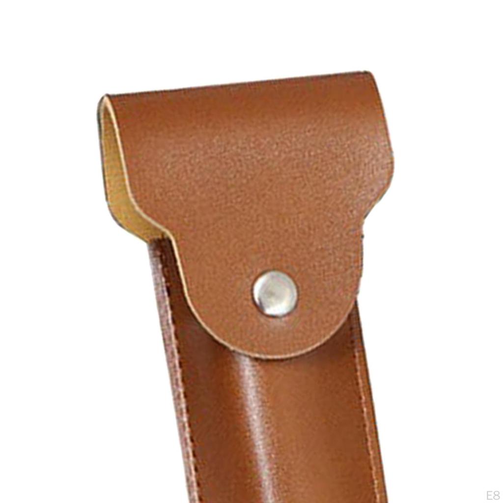 Manual Shaver Carrying Case, Bag with Snap Buckle Closure, Grooming Protective Cover for