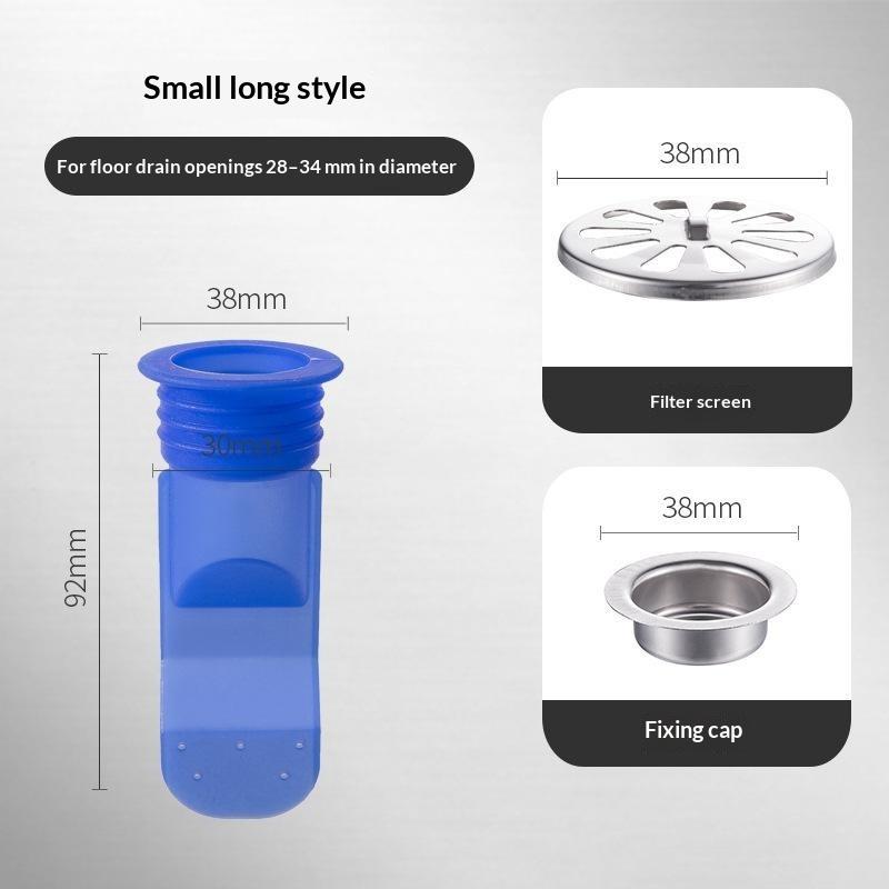 Floor Drain Anti Odor Smell Sinks Sewer Pipe Silicone Stopper Waste Hair Clogging Water Filter Bathroom Kitchen Toilet Strainers