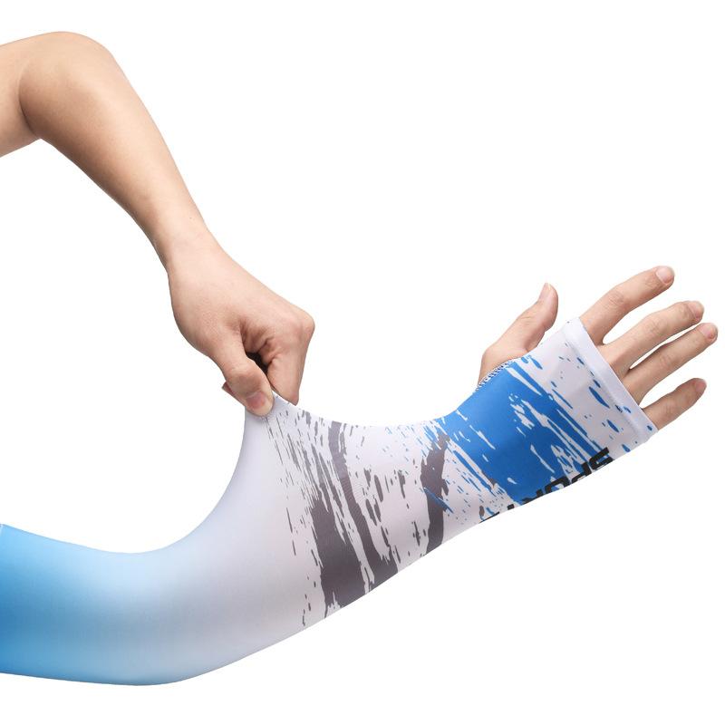 

Summer sunscreen men and women couples ice sleeves breathable sweat absorption ice sleeves driving fishing thin cover finger UV protection XL
