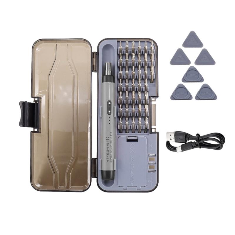 38 In 1 Electric Screwdriver Set Power Tool Magnetic Screw Driver Bits Repair Tool for Phone Glasses Watch PC Camera