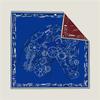 90cm Women Decorative Rolled Edge Double-Sided Two Color Scarf Strapless Square Handkerchief Neck Scarf