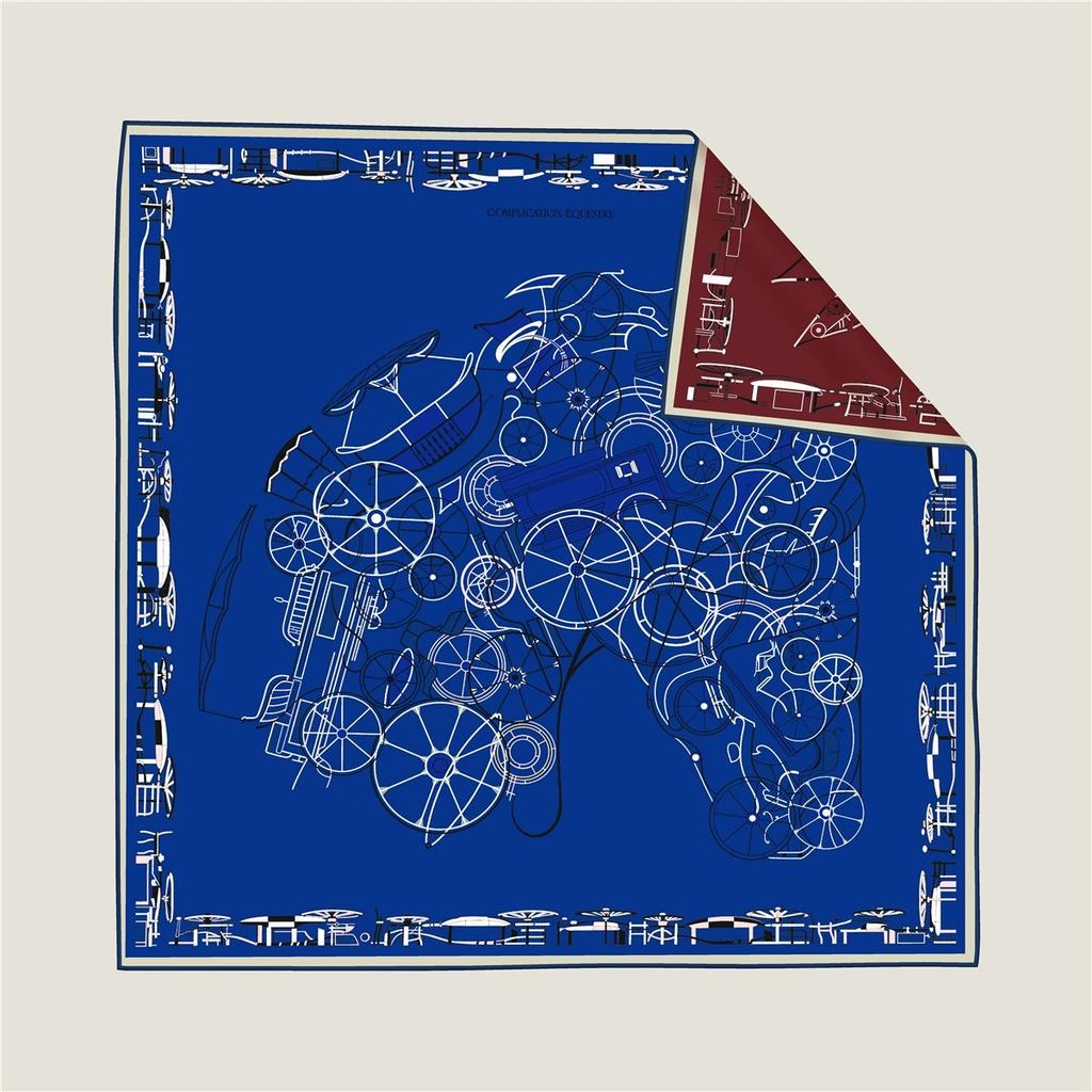 90cm Women Decorative Rolled Edge Double-Sided Two Color Scarf Strapless Square Handkerchief Neck Scarf