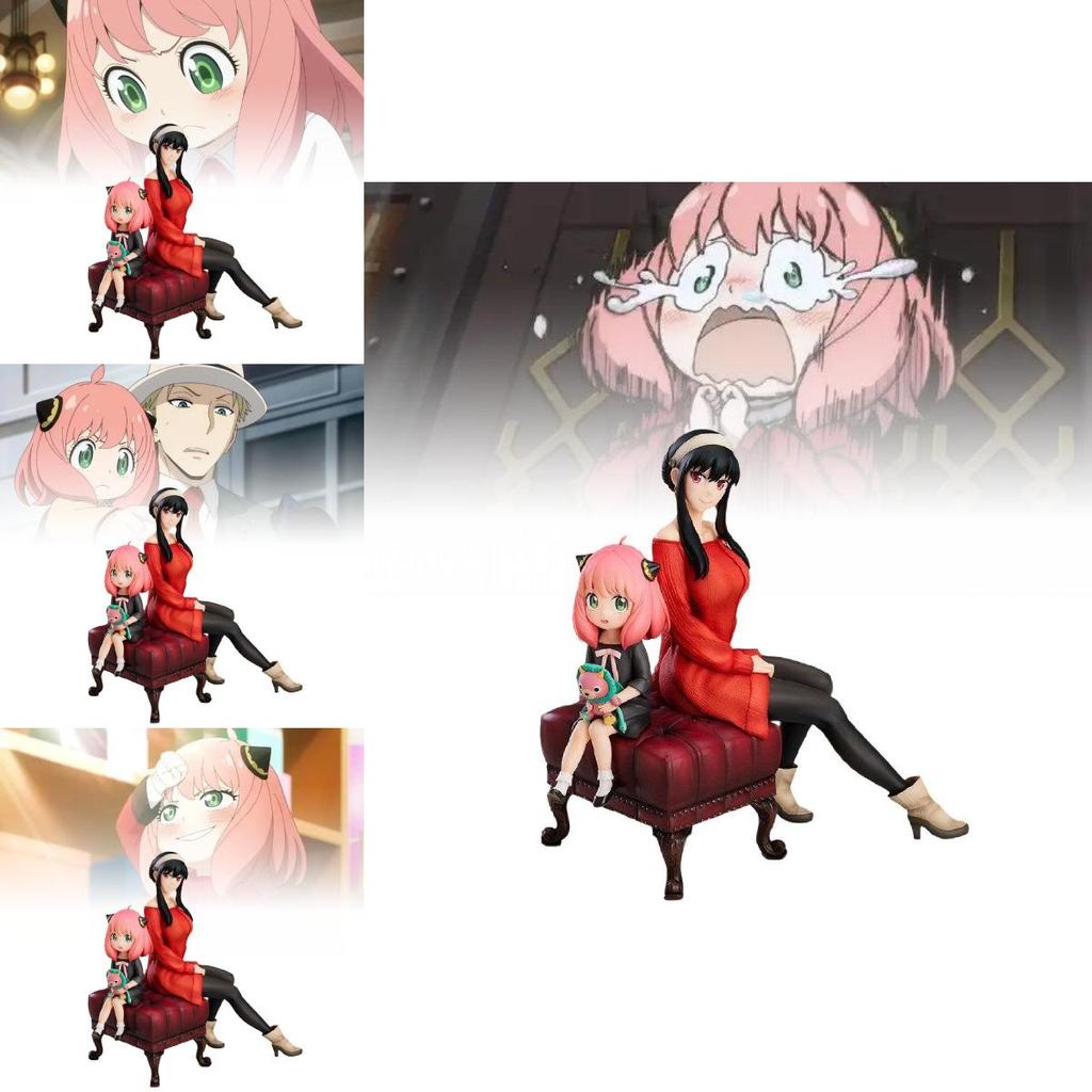 Eye Catching Anya And Yor Spy Family Figure Delightful 15cm Pvc Home Decor Piece