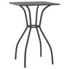 VidaXL Table de jardin anthracite 50x50x72 cm treillis d'acier 362730