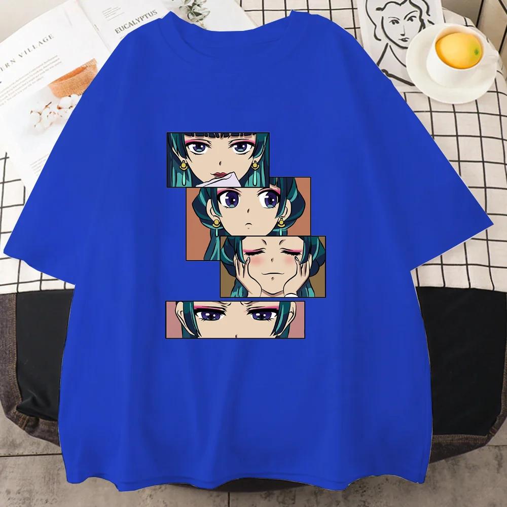 New Women's Anime Harajuku Shirt Cute Anime The Apothecary Diaries Graphic Women's T-Shirt Tops