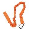 Kayak Paddle Rope Leash Elastic Lightweight Nylon Coiled Paddle Straps for Canoe Boat Surf Board Fishing Rod Orange